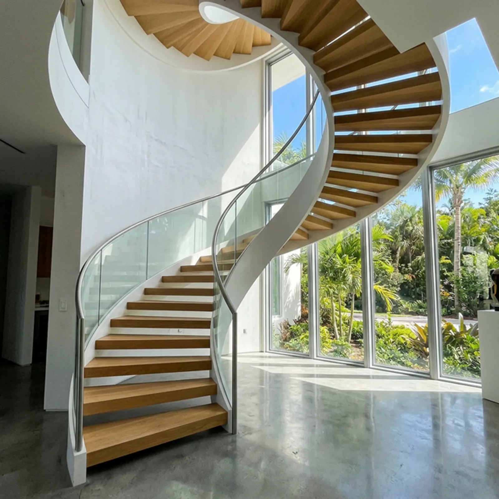 Toronto floating stair installation example 6